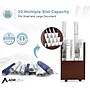 AdirOffice 20-Slot Mobile Roll File, 24.75"H x 15.25"W x 13.25"D, Mahogany (624-MA)~#|#~4DFFDFA8-715D-497B-ACFFEBCAF7A3A450_sc7