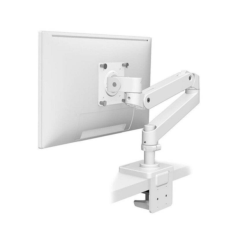 Ergotron LX Pro Adjustable Desk Monitor Arm, Up to 34"  Monitor, White (45-682-290) image 1