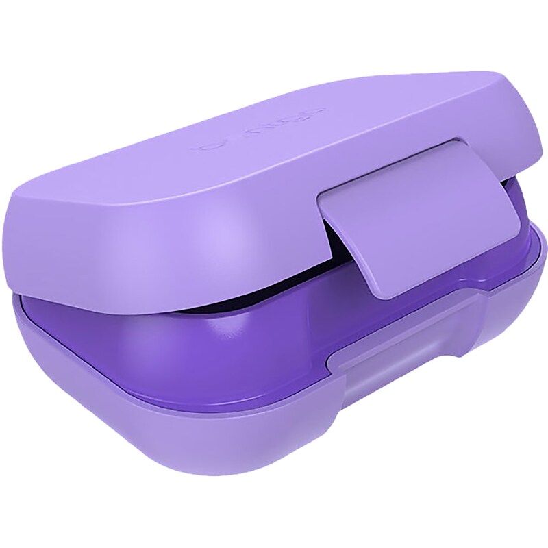 bentgo Kids Snack Container, 2-Compartment, Purple, 12 oz. (BGKDSNK-P) image 1