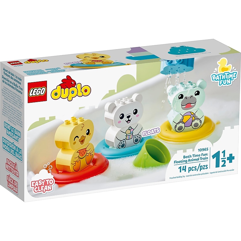 LEGO DUPLO My First Bath Time Fun: Floating Animal Train Building Set (10965) image 1