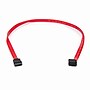 Rocstor 1.5' SATA 3.0 to Right Angle SATA 3.0 Cable, Female to Female, Red (Y10C865-RD)~#|#~4E07B2FF-335E-4A3B-8A54D48658E33A2E_sc7
