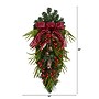 Nearly Natural Holiday Christmas Pine Cones, Berry and Bells Swag, 24" (W1279)~#|#~4E0CEA07-9907-471F-9379B1829C8CBD6A_sc7