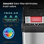 iTouchless Stainless Steel Sensor Trash Can with Wide Lid Opening and AbsorbX Odor Control System, 13 Gal., Silver (IT13MX)~#|#~4E0D49FB-5E4D-415B-9EDAB5CE0EEAFD03_sc7