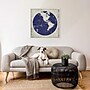 Amanti Art BluePrint Map I by Elizabeth Medley Framed Canvas Wall Art Print, 30" x 30" (A42678299878)~#|#~4E11B762-A484-4038-A47F6837D92D984A_sc7