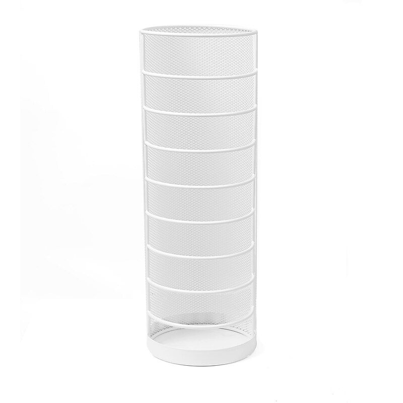 Mind Reader Network Collection Umbrella Stand, White, Metal Wire (UMBHWIRE-WHT) image 1