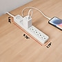 Staples TECH 6-Outlet Surge Protector, 2.5', 1800 Joules, White, 2/Pack (ST62763)~#|#~4E1446D0-E57E-4E63-B64118E389F9B55C_sc7