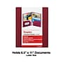 Staples 2-Pocket Matte Plastic Presentation Folder, Burgundy (ST21636-CC)~#|#~4E180747-1E9B-40A7-A1598FC92DABEC17_sc7