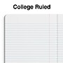 Staples Small Composition Notebook, 5" x 7", College Ruled, 80 Sheets, Blue (ST24490)~#|#~4E18EECE-2808-4661-B3C32D2BB4307D3E_sc7