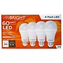 Viribright 9 Watts Warm White LED Household Bulb, 4/Box (450107-4)~#|#~4E1C61E2-FD93-4A74-87839B8DA4C09867_sc7