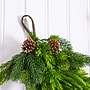 Nearly Natural Artificial Mixed Pine and Norfolk Garland, 6' (W1399)~#|#~4E2063EB-1E26-4200-A594D1745DB772E3_sc7