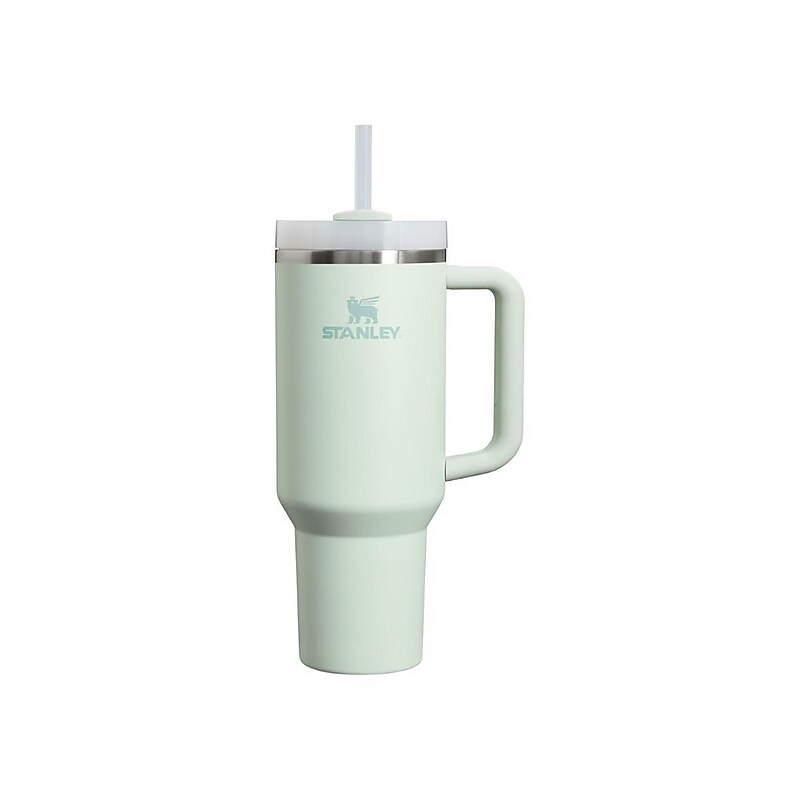 Stanley Quencher H2.0 Flowstate Stainless Steel Double Wall Insulated Tumbler, 40 oz., Mist (10-11673-072) image 1