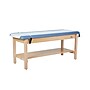 Aristo Wood H-Brace Physician Exam Table with Shelf, 2 Drawer Cabinet, Paper Cutter, Holder, 500lbs. Capacity, Blue~#|#~4E29FAB3-2EA0-4F7F-BC7A76FBBADEA729_sc7