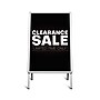 Staples® Blank Indoor/Outdoor Sidewalk Sign, White/Silver, 24" x 36" Aluminum Frame Board~#|#~4E2BE659-7E1E-41CE-BDE166101A5258BF_sc7