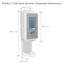 PURELL CS8 Automatic Wall Mounted Hand Sanitizer Dispenser, for PURELL CS8 1200 mL Hand Sanitizer Refills, White (7820-01)~#|#~4E2FFD9C-4690-4A5A-896D5BD6456EBCA4_sc7