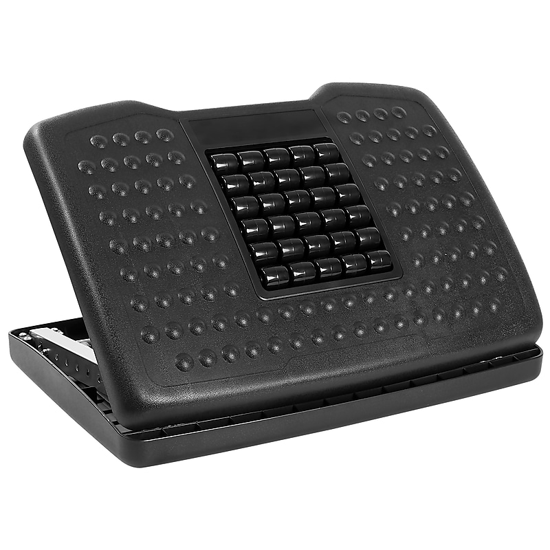 Mount-It! Under Desk Tilt Adjustable Footrest, Black (MI-7808) image 1