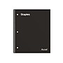 Staples Premium 1-Subject Notebook, 8.5" x 11", Graph Ruled, 100 Sheets, Black (TR58322)~#|#~4E311995-843F-4E79-80A2A33EDEB1F551_sc7