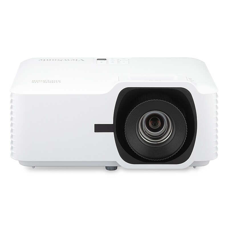 ViewSonic 5000 Lumens 1080P Laser Projector with 1.6x Optical Zoom, White (LS741HD) image 1