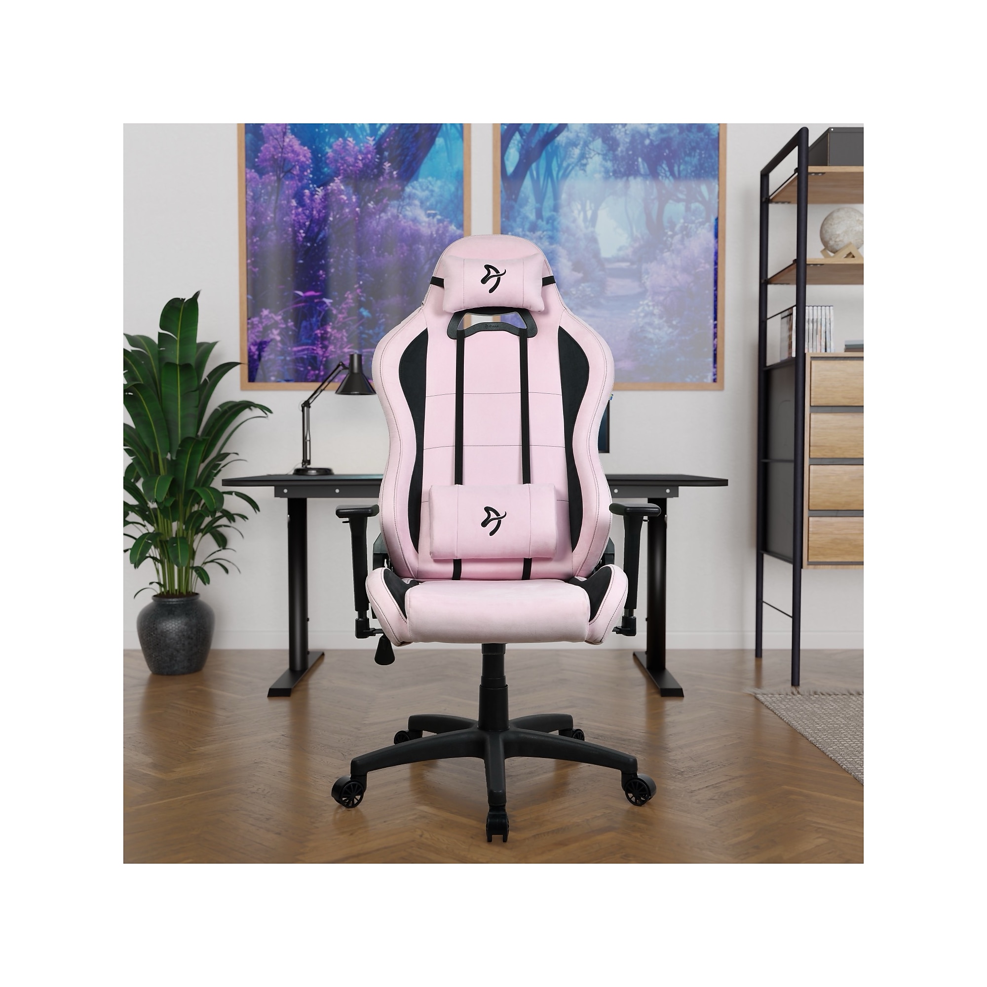 Arozzi Torretta Supersoft Microfiber Ergonomic Racing Gaming Chair, Pink (TORRETTA-SPSF-PNK) Sansujyuku sansujyuku.com