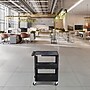 Luxor ENDURA 3-Shelf Utility Cart, Black (HE34-B)~#|#~4E378A9E-B389-47CC-AF022D78F2750E62_sc7