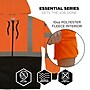 GloWear 8312BK High Visibility Long Sleeve Black Bottom Hooded Zip-Up Sweatshirt, ANSI Type R Class 3, Orange, 4XL (22948)~#|#~4E3CFBB4-C76A-4E60-BA9B7F547FEE058A_sc7