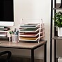 Mind Reader Metal Mesh Front Loading Letter Tray, Letter/Legal Size, Pink (4TPAPER-PNK)~#|#~4E3CFF90-A9AD-401C-BF84C4D854D04776_sc7