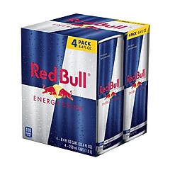 Red Bull Original Energy Drink, 8.4 oz., 4/Box (RBD56837) | Staples