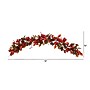 Nearly Natural 6' Autumn Maple Leaves, Berry and Pinecones Fall Artificial Garland (W1236)~#|#~4E416ECA-E704-4A43-9648CB628575C330_sc7