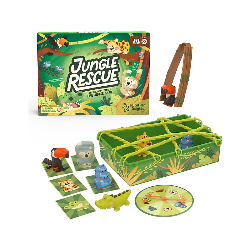 Educational Insights Jungle Rescue Fine Motor Game (3086) image 1