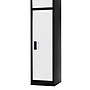 AdirOffice 72"H Single Tier Black/White Storage Locker (ADI629-201-B-W-DL)~#|#~4E489D6E-A0AC-41A5-86CA3A01AE3B5024_sc7