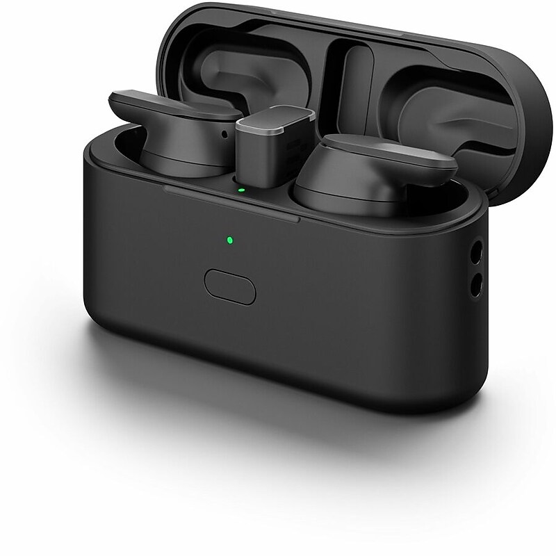 EPOS Adapt E1 Wireless Noise Canceling Bluetooth Earbuds, MS Certified, Black (1001262) image 1