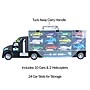 Hey! Play! 2-Sided Car Carrier Semi-Truck Toy, Black (80-TK122201)~#|#~4E4E2548-09C7-4215-A5F5B1EDB97877CF_sc7
