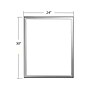 Azar Dry-Erase Whiteboard, Aluminum Frame, 30" x 24" (300229)~#|#~4E536DC6-A85D-48F7-BEED7D82E2D84283_sc7