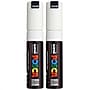 POSCA PC-8K Water Based Paint Marker, Broad Chisel Tip, White, 2/Pack (UBCPC8KWHITE-2)~#|#~4E57DDA9-DFD6-4BF6-99F9C62709DC0FCB_sc7