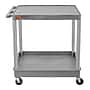 Luxor ENDURA XL 2-Shelf Utility Cart, Gray (TC21-G)~#|#~4E594EA3-506E-4485-808DFC28F829366E_sc7