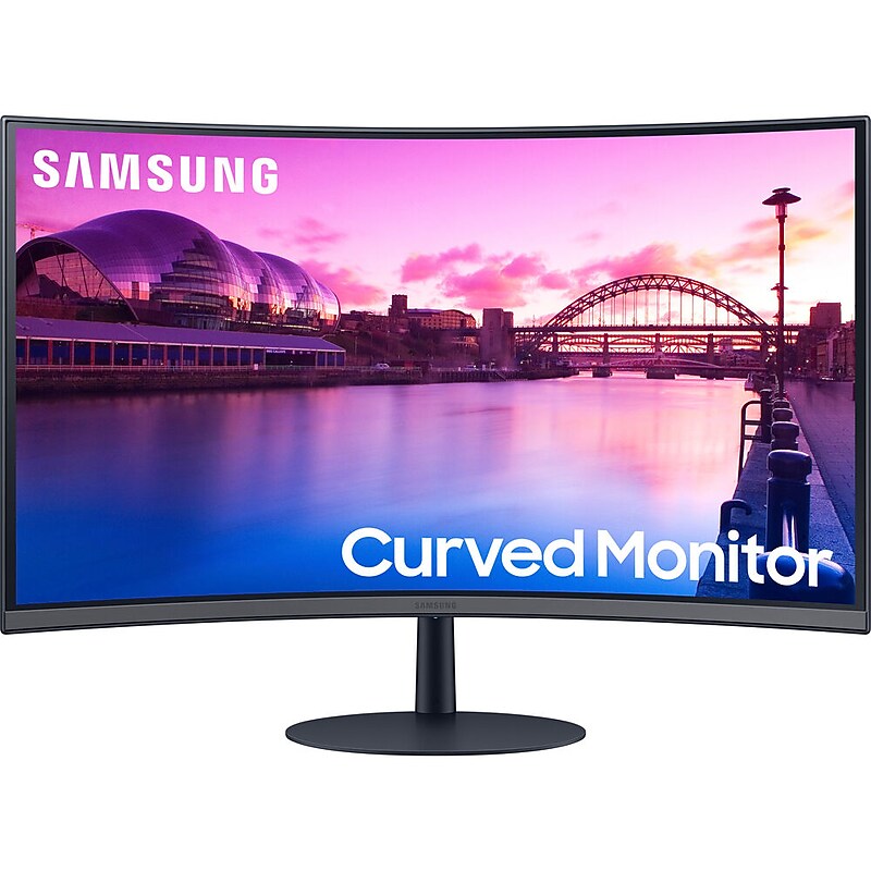 Samsung S39C 32" Curved 75Hz LCD Monitor, Black (LS32C392EANXGO) image 1