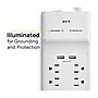 NXT Technologies™ 10-Outlet Plus USB Surge Protector, 6' Cord, 3000 Joules (NX54318)~#|#~4E625BA0-36CC-47B8-B76346D4854610F6_sc7