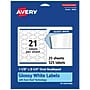 Avery Laser/Inkjet Multipurpose Labels, 2.25" x ", Glossy White, 525/Pack (94061)~#|#~4E6AA143-582E-4FA6-B13EEDC556D859DA_sc7