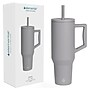 Elemental Commuter Series Stainless Steel Triple Wall Insulated Tumbler with 2 Straws & Handle, 40 oz., Graphite (ET40GP3)~#|#~4E7507CC-29A6-4F34-86416F93EA431FBA_sc7