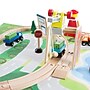 Hey! Play! Wooden Train Set & Play Mat, Multicolored (80-HJD931029)~#|#~4E7535FA-40EF-4498-AB8A3F4D50B88705_sc7