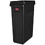 Rubbermaid Slim Jim Indoor Trash Can w/ No Lid, Black, 23 Gal. (FG354060BLA)~#|#~4E75A07C-6141-456E-B2DFE4F8D7F93B42_sc7