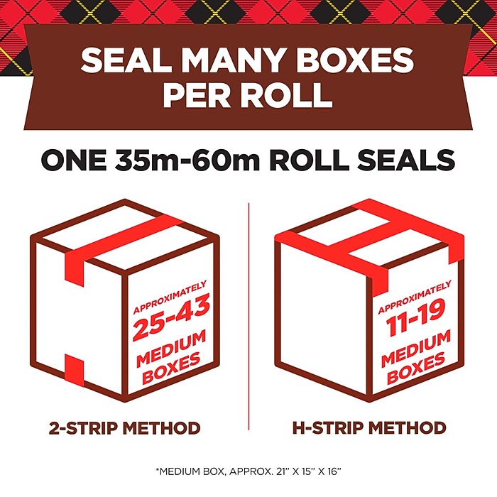 Scotch Heavy Duty Packing Tape, 1.88