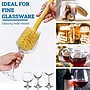 BISON LIFE 4" Polyester Goblet Cleaning Brush, Yellow, 6/Pack (BPKH-CB11-Y-6)~#|#~4E7BFB00-505E-4F4C-B7443DFF9460D98D_sc7