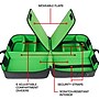 USA Gear S Series Travel Console Case for Xbox Series X or S, Green (GRSLS23100GNWS)~#|#~4E7CD358-7288-40E7-BDA0D1EB1F023D01_sc7