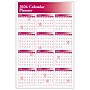2026 ComplyRight Full Calendar Planner 36" x 24" Yearly Dry Erase Wall Calendar, Burgundy (J0056BU)~#|#~4E7F3457-511B-4E18-9EA0F658050D85F5_sc7