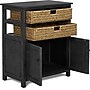 ClickDecor Nelson 31.5"H x 26.5"W Storage Cabinet with Wicker Basket Drawers, Dark Gray (FUCN10069A)~#|#~4E838971-035A-4E2A-AD763ED7A8216A63_sc7