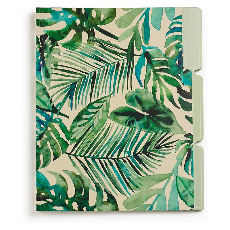 Eccolo Palm File Folder, 1/3-Cut Tab, Letter Size, Paper Stock (ST636A) image 1