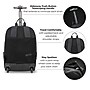 Solo New York Bleecker Laptop Backpack with Wheels, Medium, Black (UBN786-4)~#|#~4E8A7705-F113-4F02-965C90F094620C6B_sc7