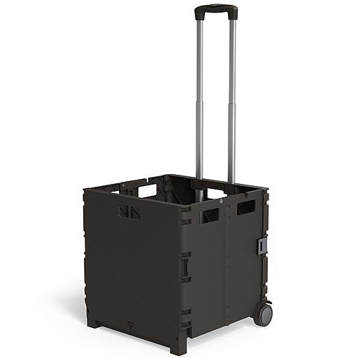 Staples Plastic/Poly Mobile Utility Cart with Dual Wheel