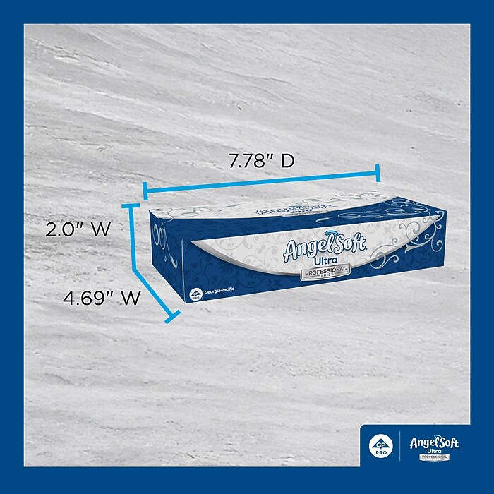Angel Soft Ultra Professional Series Facial Tissue, 2-Ply, 126