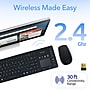 Delton M90/M44 Wireless Keyboard and Optical Mouse Combo, Black (DKMKITWM91-WB)~#|#~4E95D178-88AD-47F4-910E8AE3FA7B950F_sc7